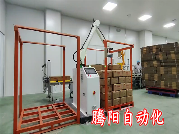 箱裝食品協(xié)作碼垛機(jī)器人輕松上手